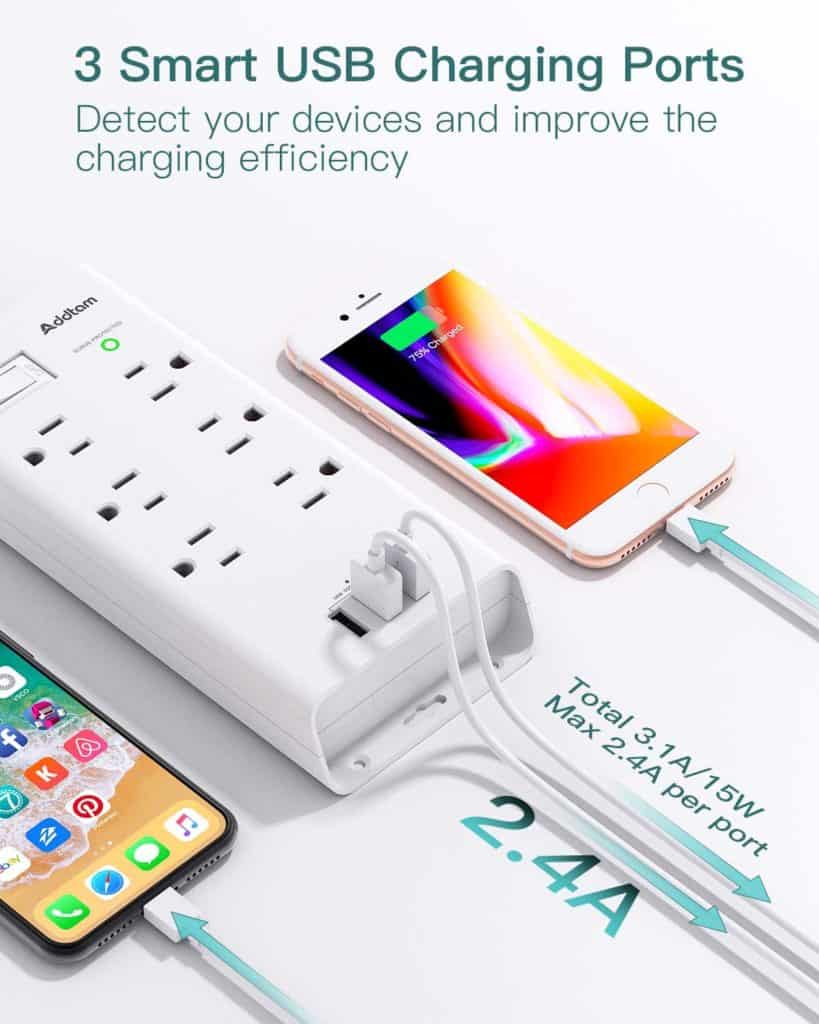 Addtam Power Surge Protector